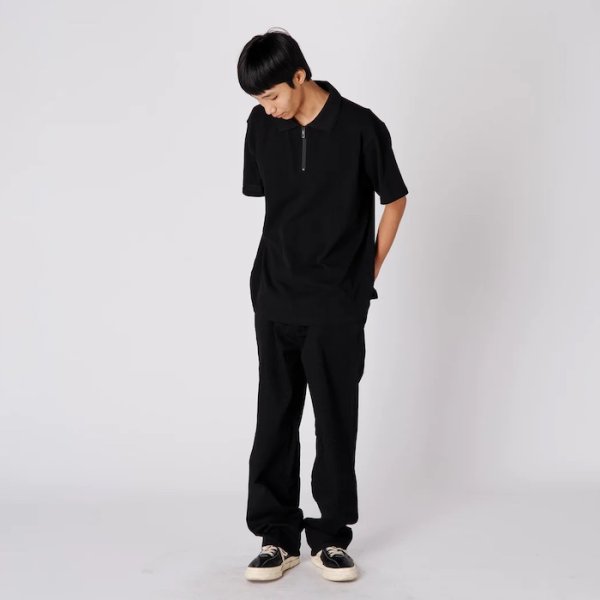画像6: FORMER MERCHANDISE "UNIFORM SS POLO" - BLACK (6)
