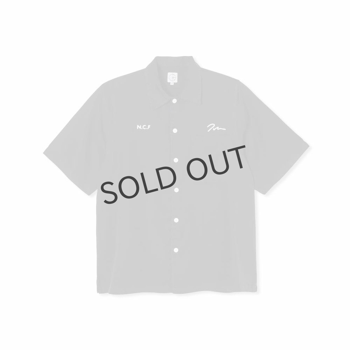 画像2: POLAR SKATE CO. "NCF SHIRT" - BLACK (2)
