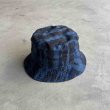 画像1: LIVE IN FAB EARTH HAT "ART" - BLUE / NAVY (1)