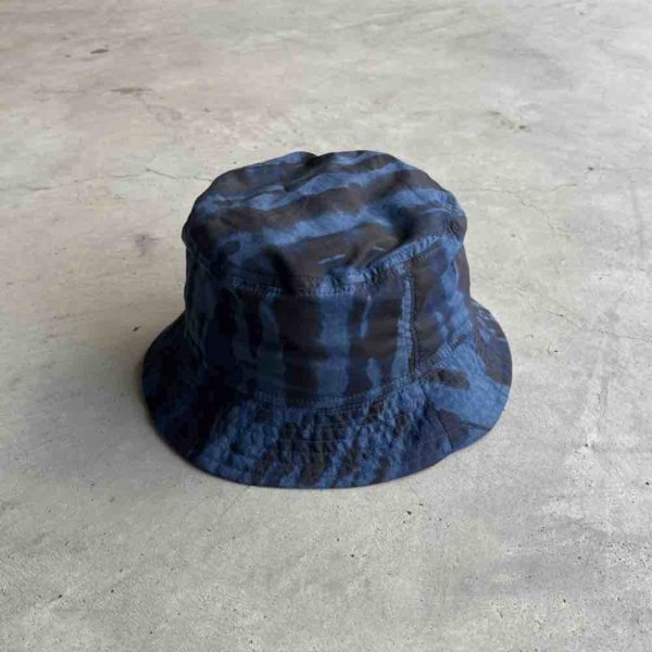 画像1: LIVE IN FAB EARTH HAT "ART" - BLUE / NAVY (1)