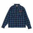 画像1: ANTI HERO SKATEBOARDS "BASIC EAGLE FLANNEL SHIRTS" - MULTI /ORANGE (1)