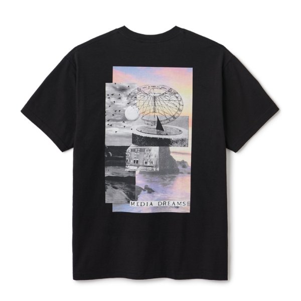 画像2: FTC "MEDIA DREAMS TEE" - BLACK (2)