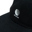 画像2: 【SALE】HELLRAZOR "LOGO TWILL 6PANEL CAP" - BLACK (2)