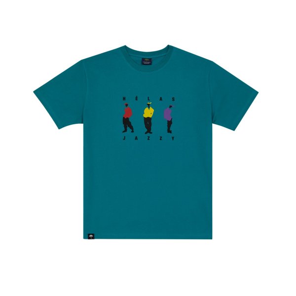 画像1: HELAS "JAZZY TEE" - TEAL GREEN (1)
