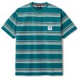 画像1: FTC "POCKET STRIPE TEE" - GREEN (1)