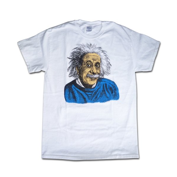 画像1: DEAR SKATING "EINSTEIN TEE" - WHITE (1)