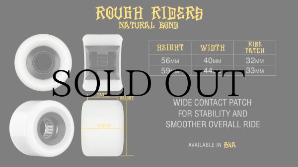 画像2: BONES WHEELS "ATF ROUGH RIDER RUNNERS " - BLACK 56mm 80a  (2)