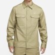 画像1: 【SALE】NIKE SB "Woven Skate Long-Sleeve Button Up" - Neutral Olive/Whit (1)