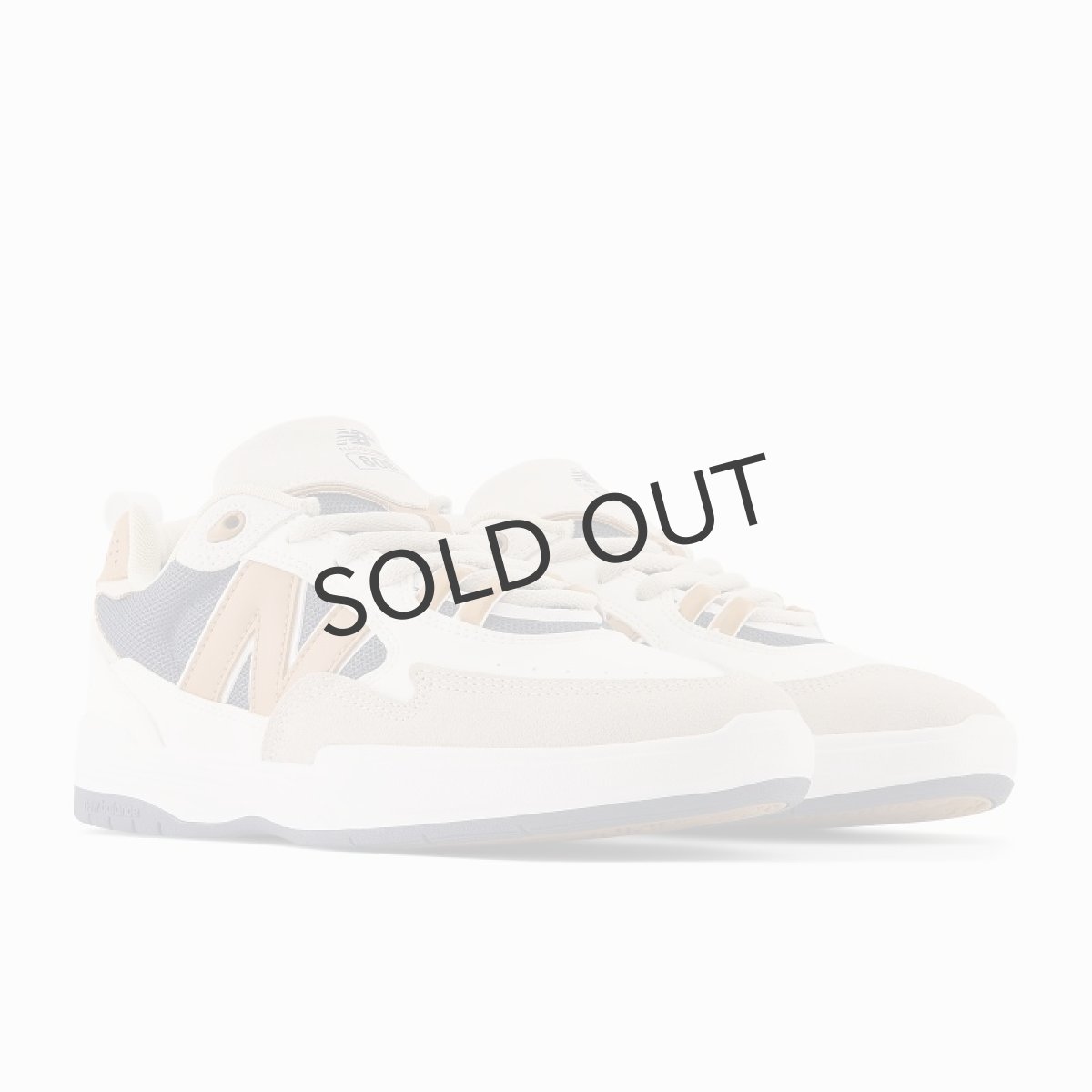 画像1: NEW BALANCE NUMERIC "NM808FCY / Tiago Lemos 808" - WHITE&BROWN (1)