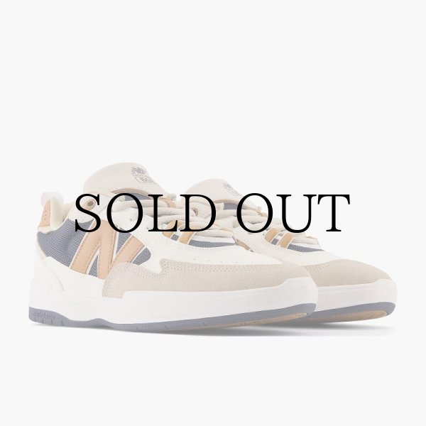 画像1: NEW BALANCE NUMERIC "NM808FCY / Tiago Lemos 808" - WHITE&BROWN (1)