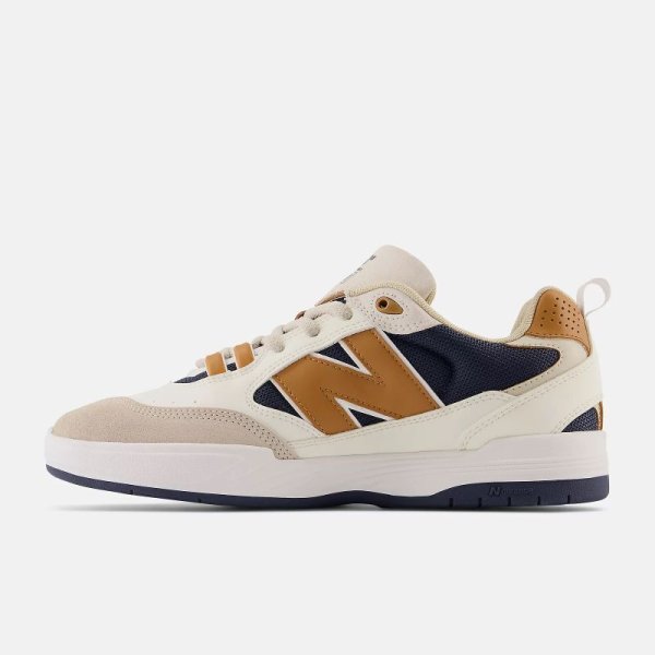 画像3: NEW BALANCE NUMERIC "NM808FCY / Tiago Lemos 808" - WHITE&BROWN (3)