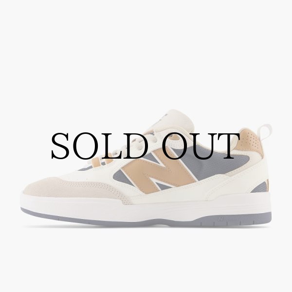 画像3: NEW BALANCE NUMERIC "NM808FCY / Tiago Lemos 808" - WHITE&BROWN (3)