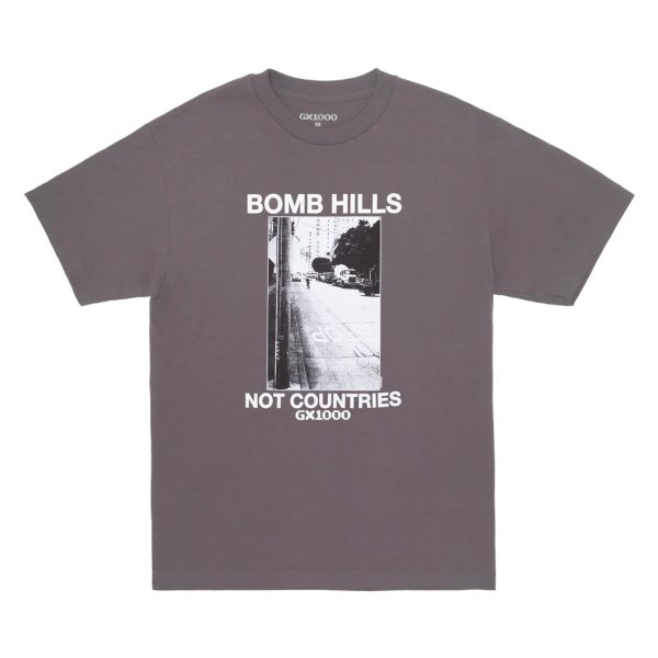 画像1: GX1000 "BOMB HILLS NOT COUNTRIES TEEB" - CHARCOAL (1)