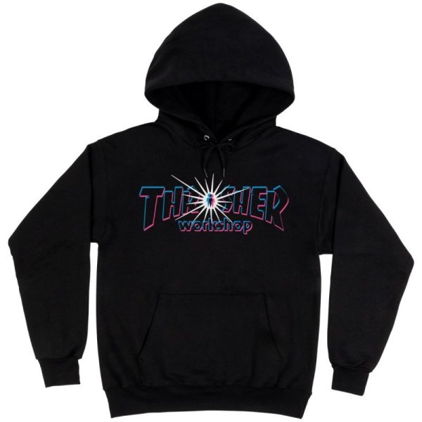 画像1: THRASHER "THRASHER x AWS NOVA HOODIE" -  BLACK (1)