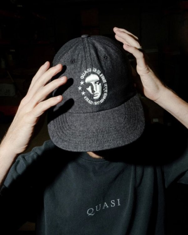 画像2: QUASI "PHRASE HAT" - BLACK (2)