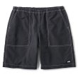 画像1: FTC "CONTRAST STITCH BEACH SHORT" - BLACK (1)