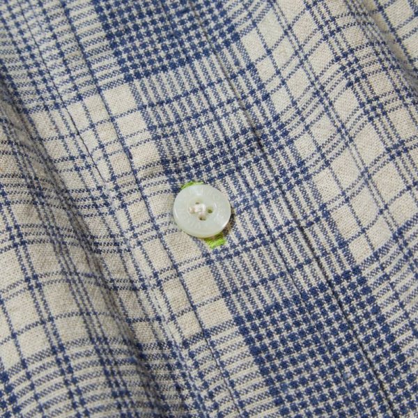 画像4: EVISEN SKATEBOARDS "WILLIAM CHECK SHIRT" - LIGHT NAVY (4)