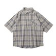 画像1: EVISEN SKATEBOARDS "WILLIAM CHECK SHIRT" - LIGHT NAVY (1)