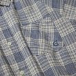 画像3: EVISEN SKATEBOARDS "WILLIAM CHECK SHIRT" - LIGHT NAVY (3)