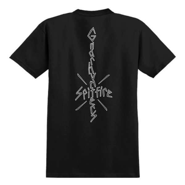 画像1: SPITFIRE WHEELS "SPITFIRE × NARHUNTERS TEE" - BLACK (1)