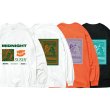 画像3: EVISEN SKATEBOARDS "MIDNIGHT SUSHI LS TEE" - WHITE (3)