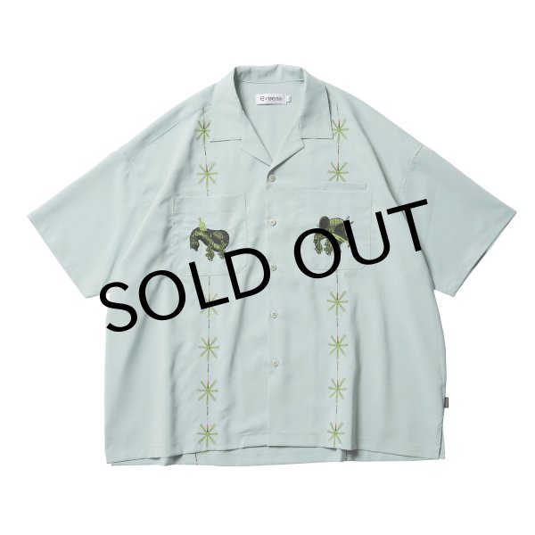 画像1: EVISEN SKATEBOARDS "KATSURA FIRE SHIRT" - MINT (1)