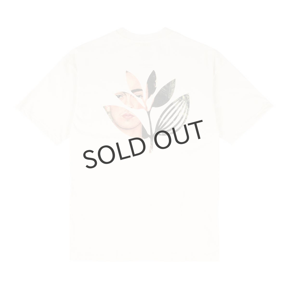 画像1: MAGENTA SKATEBOARDS"FRIDA PLANT TEE" - NATURAL (1)