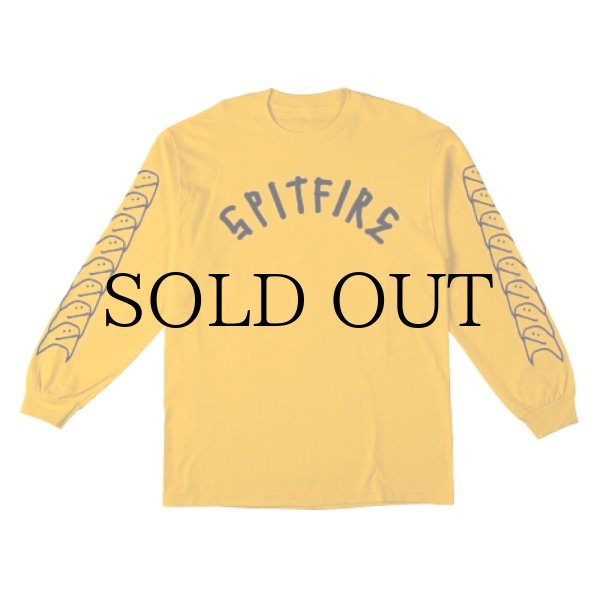画像1: SPITFIRE WHEELS "SPITFIRE × GONZ L/S TEE" - GOLD (1)