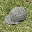 画像1: NOROLL "NOROLL BASEBALL RAFFIA CAP" -  GREY (1)