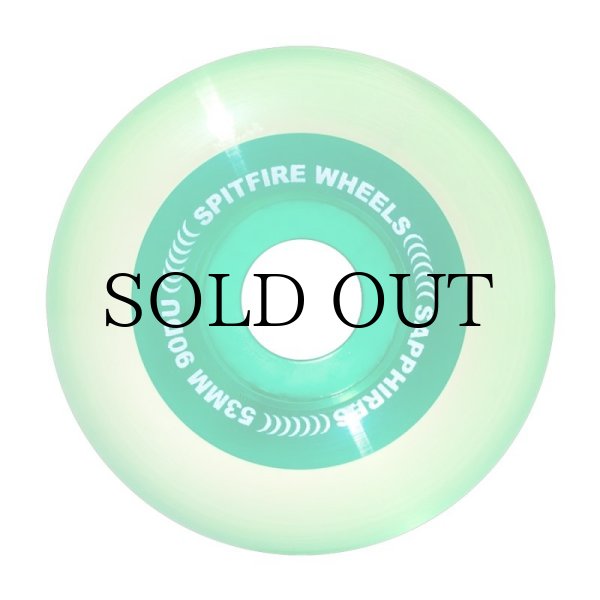 画像3: SPITFIRE  "SAPPHIRE 90DURO 53mm" - CLEAR / GREEN (3)