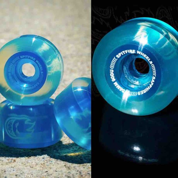 画像1: SPITFIRE  "SAPPHIRE 90DURO 56mm" - CLEAR / BLUE (1)