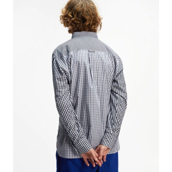 画像3: POP TRADING COMPANY "CHECKED BD SHIRT" -  Grey (3)
