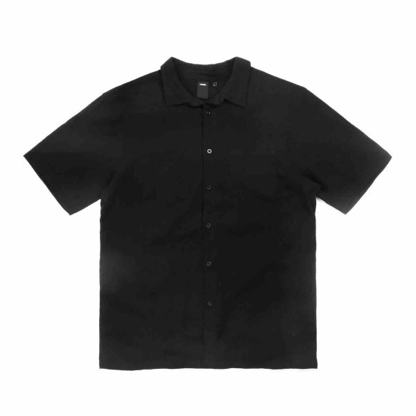 画像1: FORMER MERCHANDISE "VIVIAN  SS SHIRT" - BLACK (1)