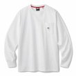 画像1: FTC "POCKET L/S TEET" - WHITE (1)