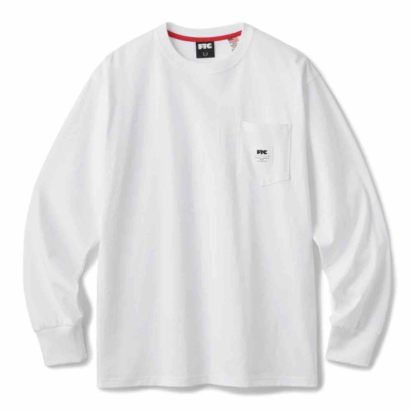 画像1: FTC "POCKET L/S TEET" - WHITE (1)