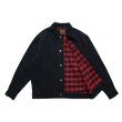 画像1: PASS~PORT. "WORKERS CLUB LINED DENIM JACKET" - BLACK (1)