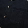 画像2: PASS~PORT. "WORKERS CLUB LINED DENIM JACKET" - BLACK (2)