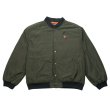 画像1: PASS~PORT. "GARDENING SATIN JACKET" - FORESTGREEN (1)