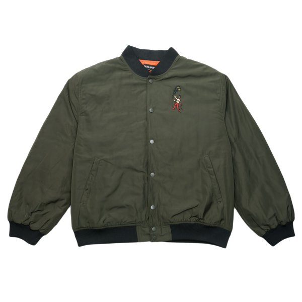 画像1: PASS~PORT. "GARDENING SATIN JACKET" - FORESTGREEN (1)