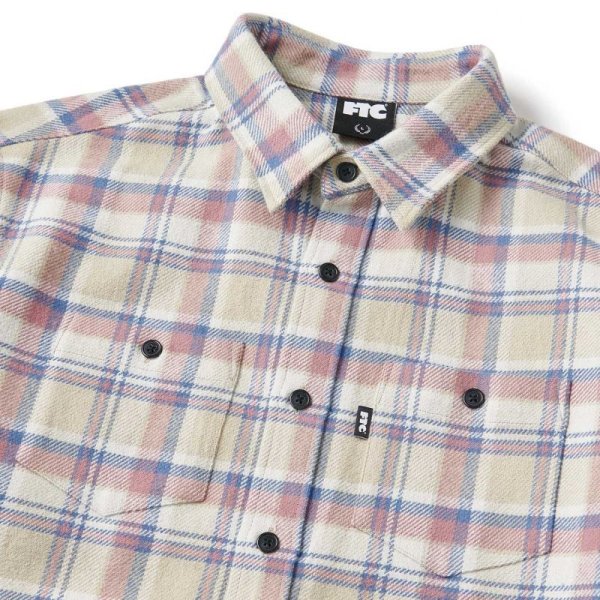 画像2: FTC "HEAVY PLAID NEL SHIRT" - BLUE (2)