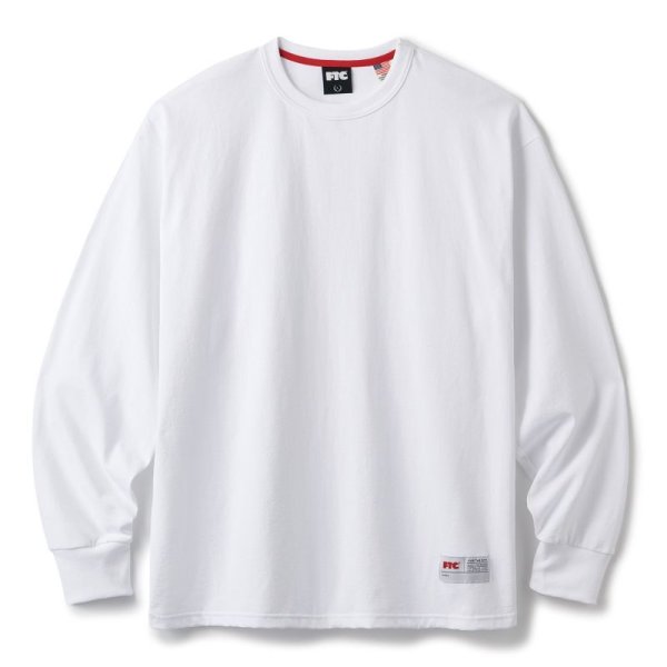画像1: FTC "ATHLETIC L/S TOP" - WHITE (1)