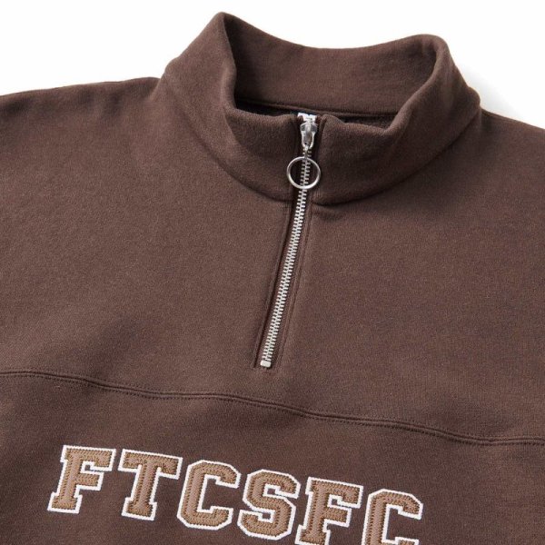 画像2: FTC "FTCSFC HALF ZIP SWEATSHIRT" - AHS (2)