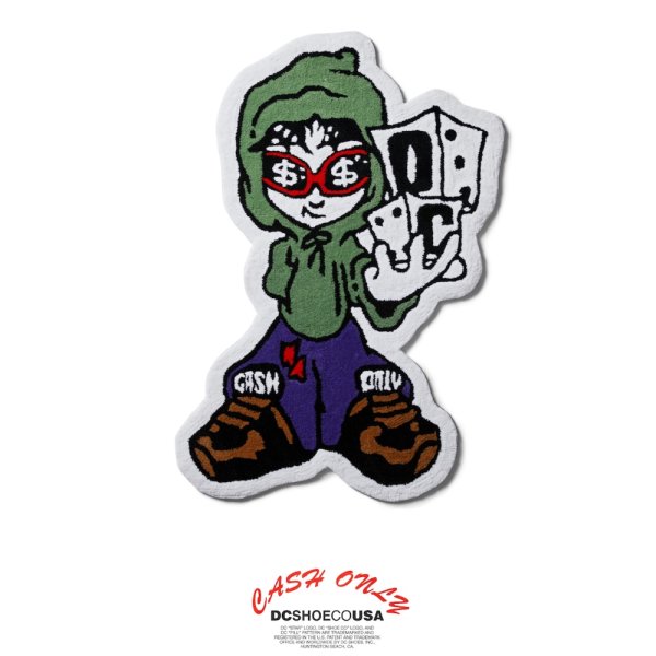 画像1: 【SALE 20%off】DC SHOE CO. "DC x CASH ONLY RUG" - MUL (1)