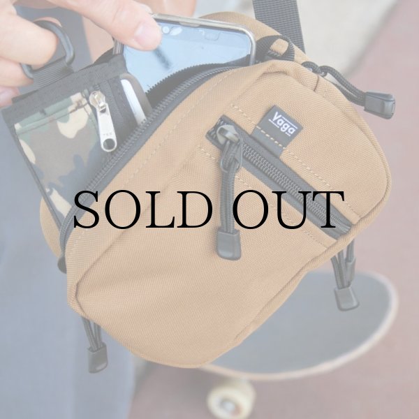 画像3: VAGA "DOUBLE POUCH" - CAMEL (3)