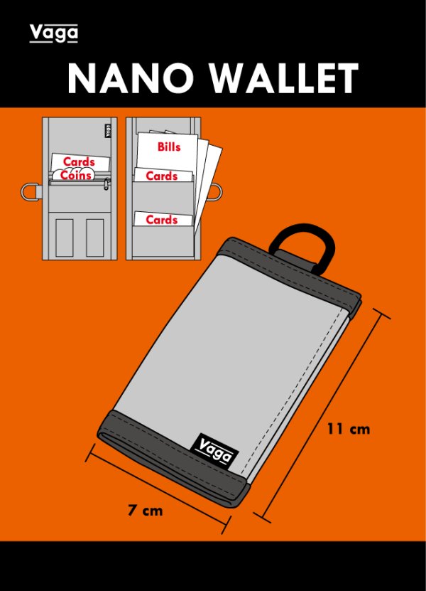 画像4: VAGA "NANO WALLET" - TURQUOISE (4)