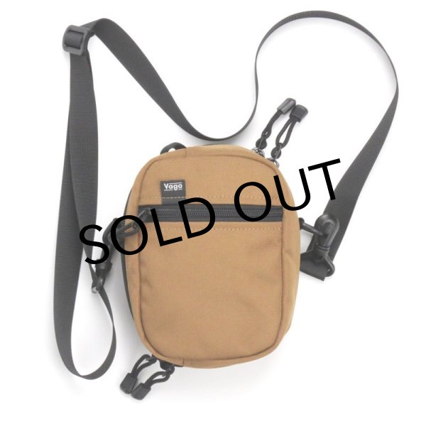 画像1: VAGA "DOUBLE POUCH" - CAMEL (1)