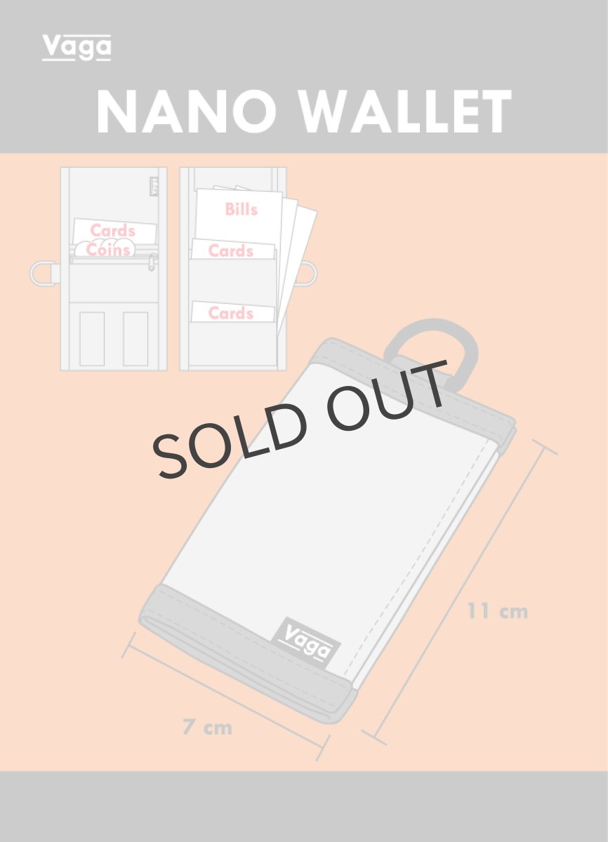 画像4: VAGA "NANO WALLET" -ORENGE (4)