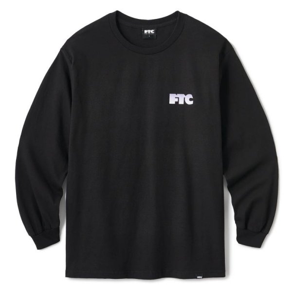 画像2: FTC "TWIN PEAKS L/S TEE" - BLACK (2)