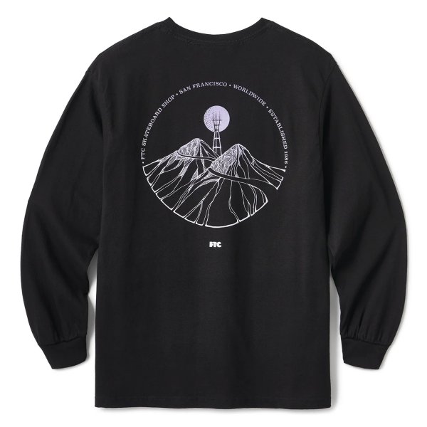 画像1: FTC "TWIN PEAKS L/S TEE" - BLACK (1)