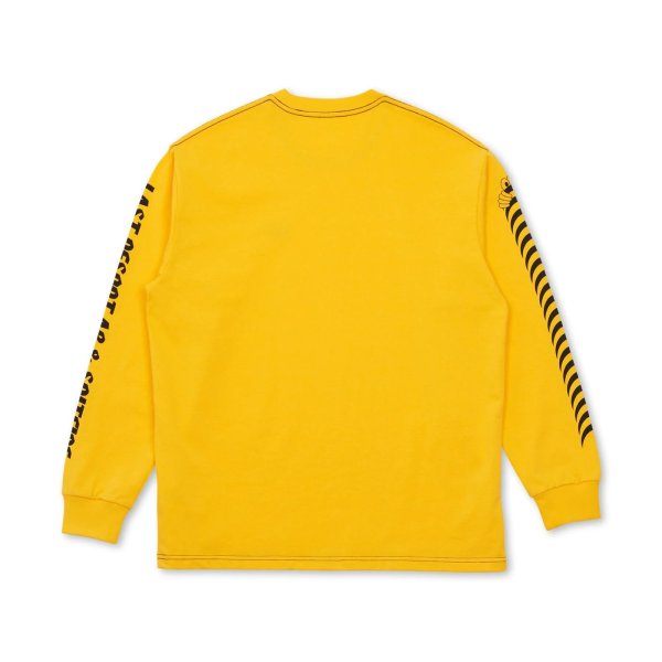 画像2: LAST RESORT AB "LRAB × SPITFIRE LS TEE" - YELLOW (2)